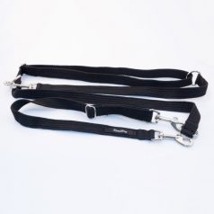 This is a picture of a black Waist brace 25mm lead